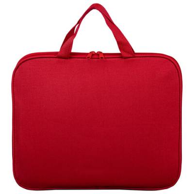 Самсон Папка на молнии с ручками STAFF EVERYDAY, А4, полиэстер, красная, 270730