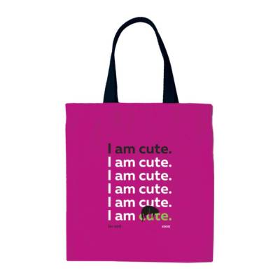 КанцРЦ Сумка-шоппер MESHU "Cute", 33*40см, канвас, с карманом