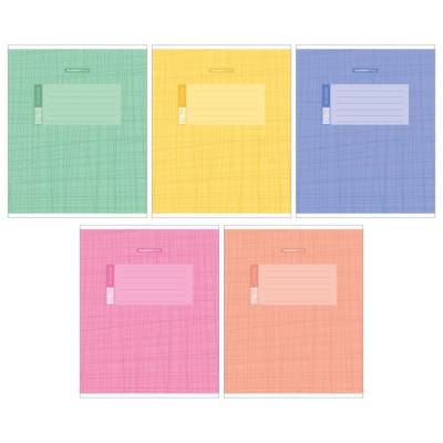 Тетрадь 12л скр А5 част кос лин Мягкая текстура 10465/5-EAC