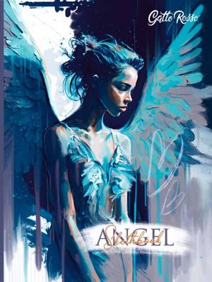 КанцПроф-П Скетчбук А4. Gatto Rosso. Angel Sketchbook. Angel in Blue 128стр