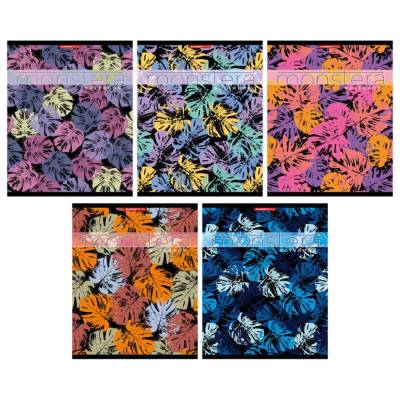 Тетрадь 96л скр А5 лин Монстера 14166/5-EAC