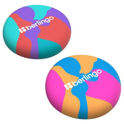 КанцРЦ Ластик Berlingo "Neonometry", круглый, термопластичная резина, 36*36*11мм, ассорти