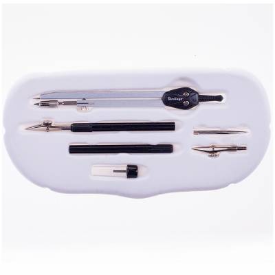 Готовальня Expert, 6 предметов, пластиковый пенал