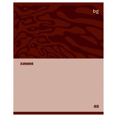 КанцРЦ Тетрадь предметная 48л. BG "Single colour" - Химия, эконом