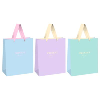 КанцРЦ Пакет подарочный 18*23*10см MESHU "Monochrome", матовая ламинация, ассорти