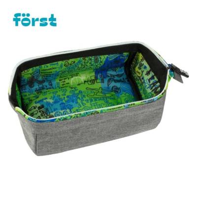 КанцРЦ Пенал мягкий 1 отделение, 200*130*80 Forst "Graffiti", полиэстер