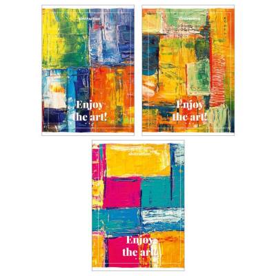 Тетрадь 80л скр А4 кл 10219/3-EAC "Искусство" ГРИН (гофр24_(2*12))