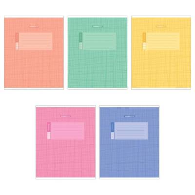 Тетрадь 12л скр А5 кл Мягкая текстура 10460/5-EAC