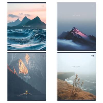 Тетрадь 96л., А5, клетка BG "Верь в себя", матовая ламинация