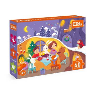 Купить Пазл "В гостях у зайчика", 60 элементов в БУКВАЕШКА