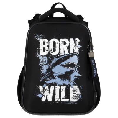 Ранец Berlingo Expert "Born to be WILD" 37*28*16см, 2 отделения, 2 кармана, анатомическая сп