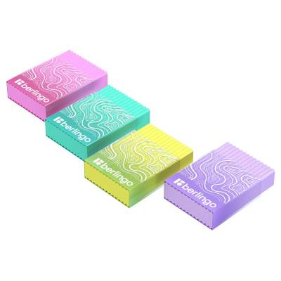 КанцРЦ Ластик Berlingo "Gradient" прямоугольный, пластиковый кейс, Eco-Pvc, 45*32*11мм