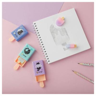 КанцРЦ Ластик MESHU "Secret", 35*67*17мм, термопластичная резина, пластиковый футляр