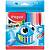 КанцРЦ Фломастеры Maped "Color Pep's Ocean" 12 цв., смываемые, ПВХ, е/п 845720