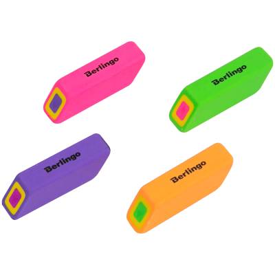 КанцРЦ Ластик Berlingo "Swift", прямоугольный, скошенный, термопластичная резина, 57*15*15мм BLc_00