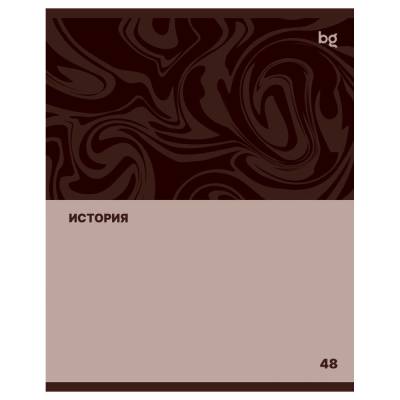 КанцРЦ Тетрадь предметная 48л. BG "Single colour" - История, эконом