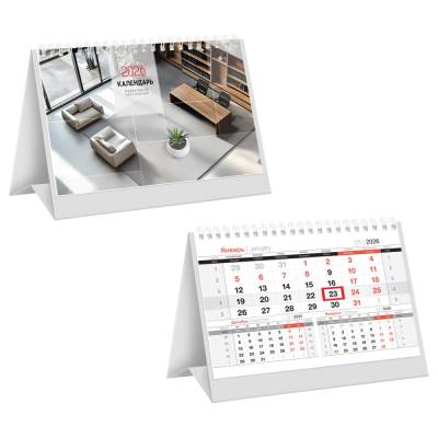Календарь-домик настольный, 160*105 мм BG "Business", на гребне, 2026г.