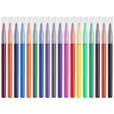 КанцРЦ Фломастеры Berlingo "Замки", 18цв., смываемые, картон, европодвес WP00218