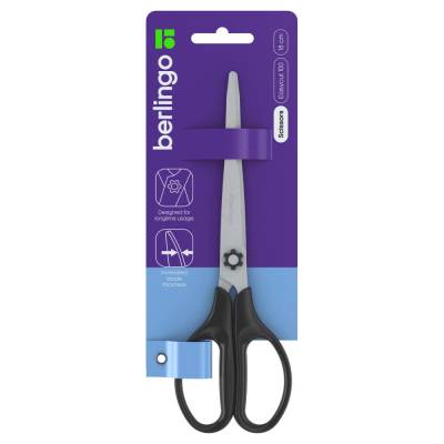КанцРЦ Ножницы Berlingo "Easycut 100" 18см, европодвес DNn_18040