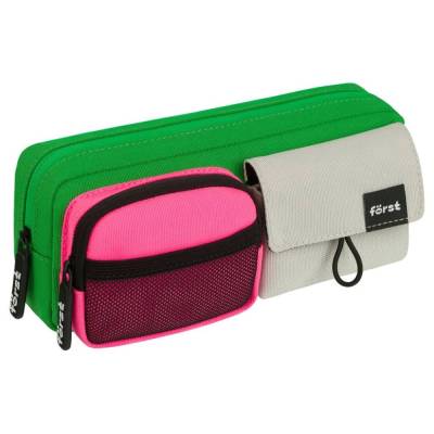 Пенал мягкий 1 отделение, 2 кармана, 210*80*40 Forst "Green spring", полиэстер
