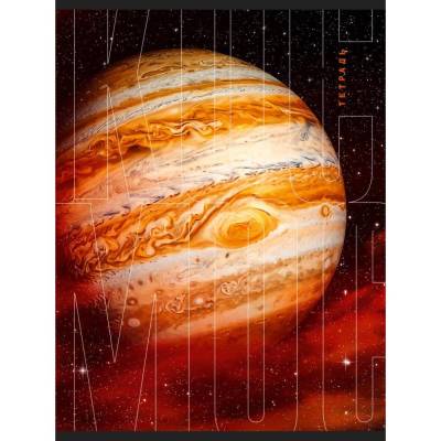 Тетрадь для конспектов А4, 60л. Скрепка. Юпитер