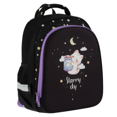 Ранец ArtSpace School Friend Light "Stary Sky" 35*29*12см, 2 отделения, 2 кармана, анатомиче