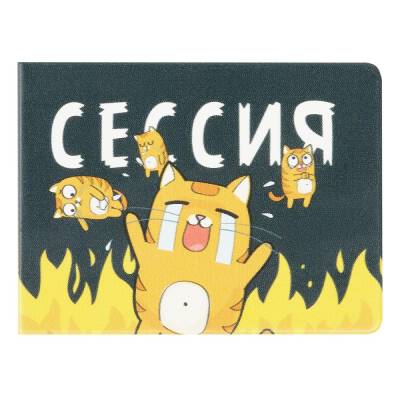 КанцРЦ Обложка для студенческого билета, пропуска, удостоверения OfficeSpace "Сессия", ПВХ, фотопеч