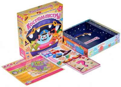 Купить Настольная игра: Костюмонстры в БУКВАЕШКА