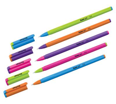 КанцРЦ Ручка гелевая Berlingo "Fuze gel", 0,5мм, черная, корпус ассорти CGp_50017