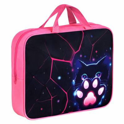 Папка на молнии с ручками BRAUBERG А4, 1 отделение, полиэстер, 80мм, 273299