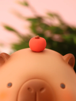 Копилка "Capybara with apple", 15 см