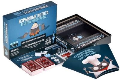 Купить Настольная игра: Взрывные котята Рецепты котострофы в БУКВАЕШКА