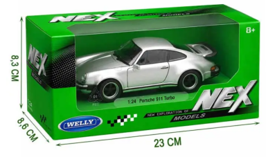 Купить 1974 Порше 911 Турбо 3.0. Коллекционная машинка 1:24 в интернет-магазине Букваешка