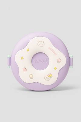Милота Ланчбокс "Donut", purple, 1000 мл