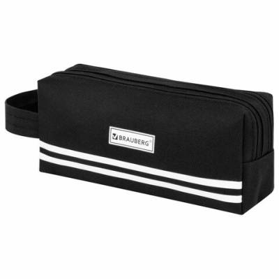 Самсон Пенал-органайзер BRAUBERG с ручкой, 2 отделения, полиэстер, 23x10 см, 273592
