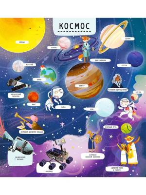 Робинс Книга с секретами. Тайны космоса для детей и взрослых