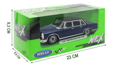 Купить 1963 Мерседес-Бенц 600. Коллекционная машинка 1:24 в интернет-магазине Букваешка