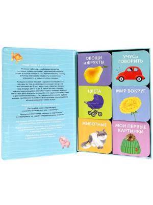 Робинс МИМИкнижки. 6 книжек - кубиков. Первая книга малыша