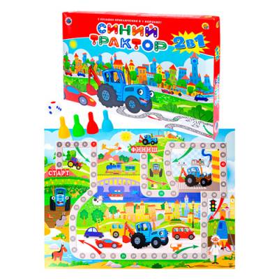 Купить РыжКот Настольная игра 2 в 1.Лицензия/ синий трактор арт. ин-5776 в БУКВАЕШКА