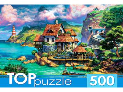 Купить Пазлы 500 эл. "Прибрежный домик" ХТП500-6822 5422902 в БУКВАЕШКА