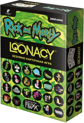 Купить Хобби Настольная игра: Loonacy: Рик и Морти 16+ в БУКВАЕШКА