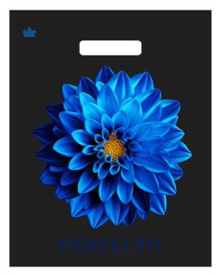 Самсон Пакет с вырубной ручкой, 37х30см, "Перфекто Далия", 90мкм, ШК0126