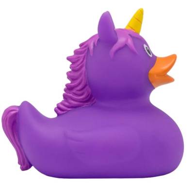 Купить Кратнова Уточка Единорог пурпурный в интернет-магазине Букваешка