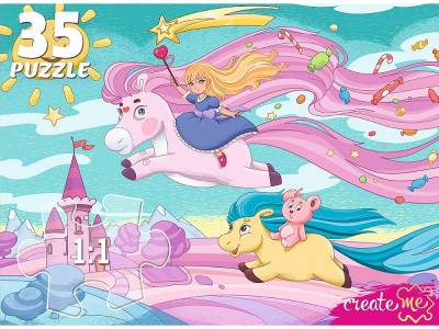 Купить ПАЗЛЫ 35 элементов. ПОНИ №8 (Арт. П35-2002) в БУКВАЕШКА