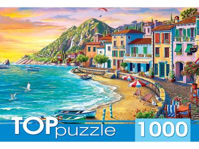 Купить Пазлы 1000 эл. "Курортный город на закате" ХТП1000-2169 5422950 в БУКВАЕШКА