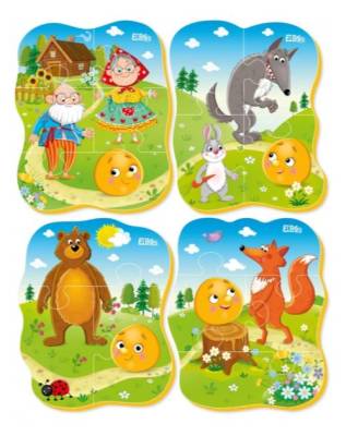 Купить Мягкий пазл "Колобок" в БУКВАЕШКА