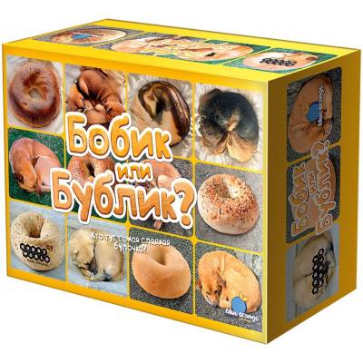 Купить Хобби Настольная игра: Бобик или бублик?, РОССИЯ в БУКВАЕШКА