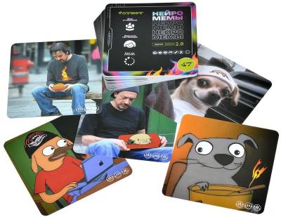 Купить Хобби Настольная игра: Нейромемы 2.0 Генератор огненного настроения в БУКВАЕШКА