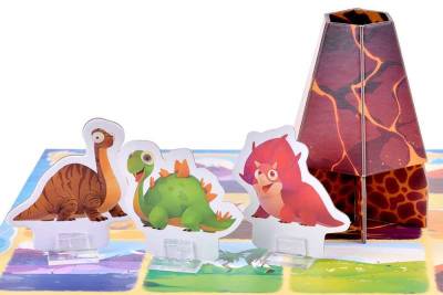 Купить Настолльная игра: Диноостров в БУКВАЕШКА