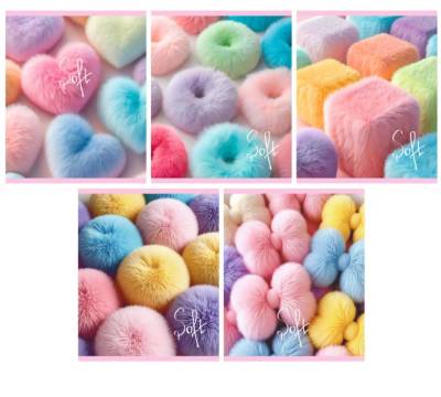 Тетрадь А5 48л. Скрепка. Клетка. Soft, мат. ламин. с эфф. "Мокрый шелк".